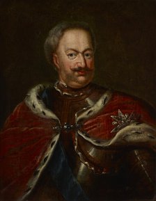 Portrait of Stanislaw Leszczynski (1677-1766), King of Poland in 1704 and 1733, between 1725-1733. Creator: Georg Engelhard Schroder.