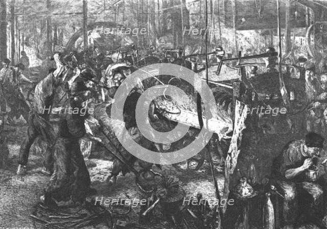 'The Foundry', after Adolf Friedrich Erdmann Menzel', c1880-83. Creators: Adolph Menzel, W Manfield.