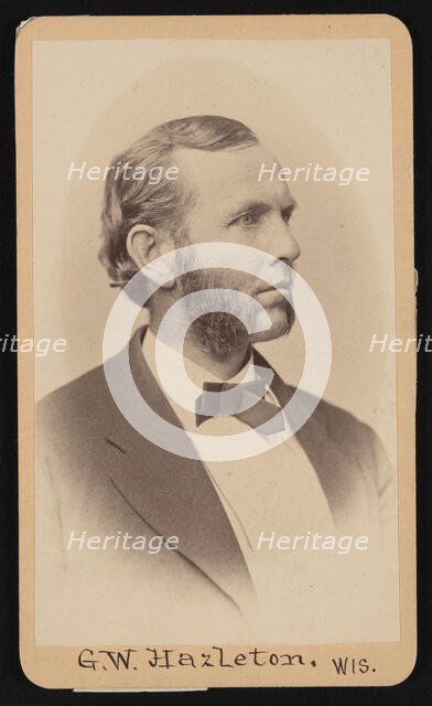 Portrait of Gerry Whiting Hazleton (1829-1920), Before 1876. Creator: William Hayward Sherman.