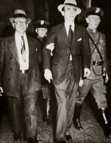 Jack 'Legs' Diamond, temporarily in the hands of the law in Troy, New York, USA, July 1931 Artist: Unknown