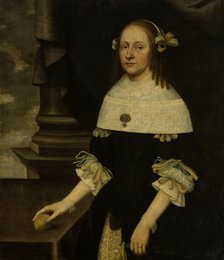 Portrait of Maria Margareta von Holzhausen, 1664. Creator: Johann Friedrich Trescher.