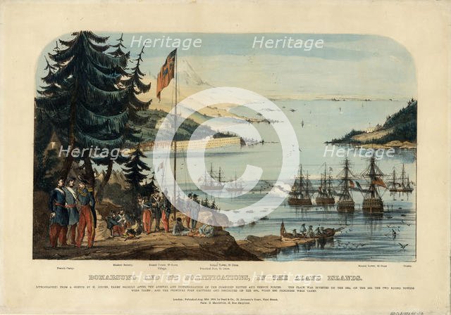 Bomarsund and its fortifications, in the Aland Islands 1854, 1854. Artist: Anonymous  