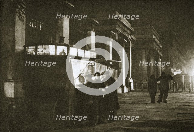 A coffee stall at Hyde Park Corner, London, 20th century. Artist: Unknown