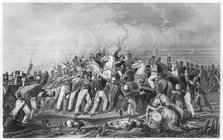 'Defeat of the Sealkote Mutineers by General Nicholson's column', 1857, (c1860). Artist: Unknown