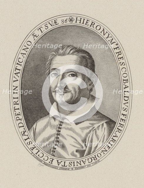 Portrait of the composer Girolamo Frescobaldi (1583-1643).