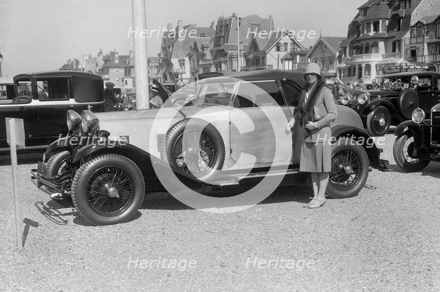 Delage at Boulogne Motor Week, France, 1928. Artist: Bill Brunell.