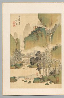 Landscape, 1808. Creator: Chikuto Nakabayashi (Japanese, 1776-1853).