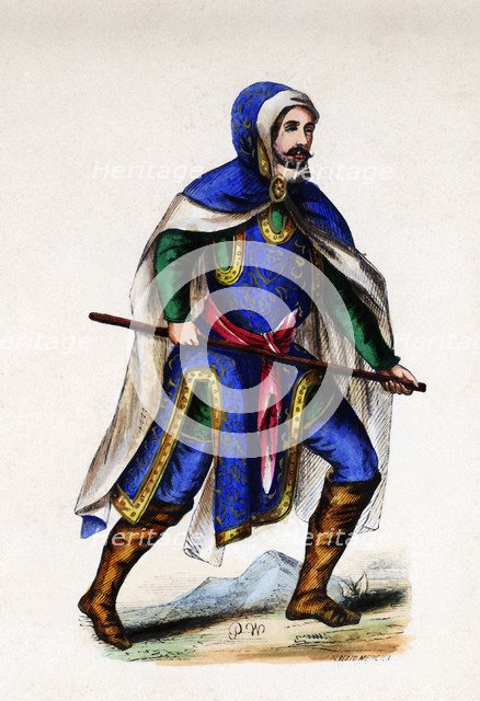 Military Costume of the Lower Rhine, sheet copied from the paintings in the gallery of the Instit…