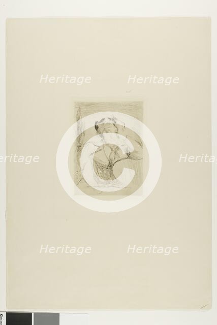 Portrait of a Young Woman (The American Girl), 1894. Creator: Edvard Munch.