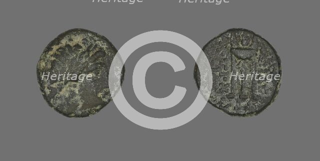 Coin Depicting the God Apollo, 261-246 BCE. Creator: Unknown.