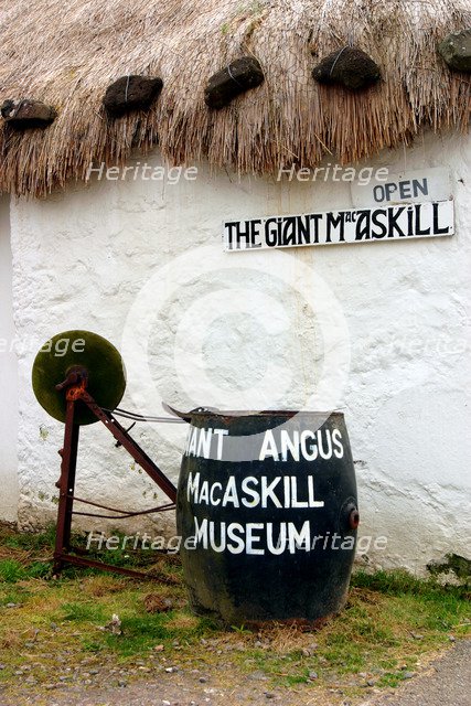 The Giant MacAskill Museum, Dunvegan, Isle of Skye, Highland, Scotland.