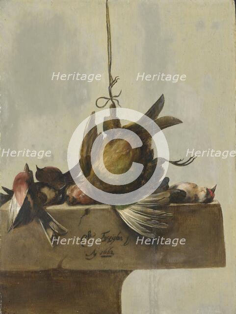 Still Life with Birds, 1662. Creator: William Gowe Ferguson.