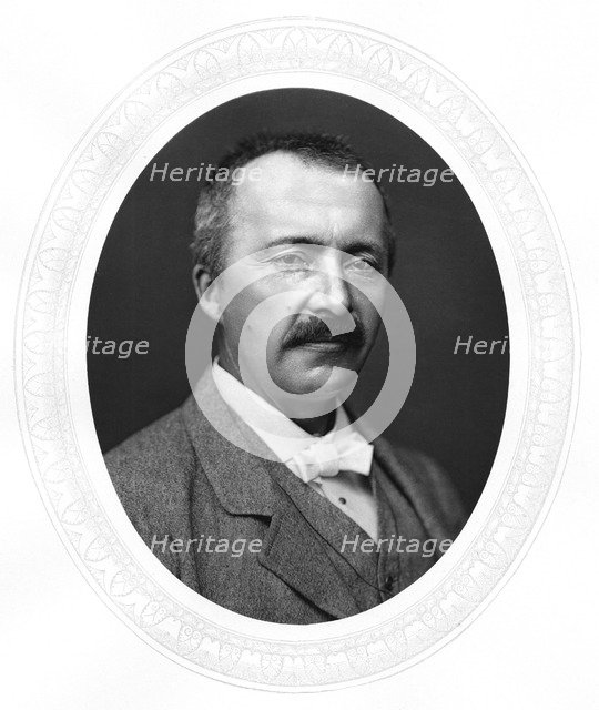 Heinrich Schliemann, German archaeologist, 1877. Artist: Unknown