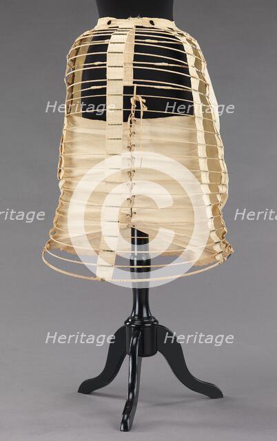 Bustle, American, 1872-74. Creator: Unknown.