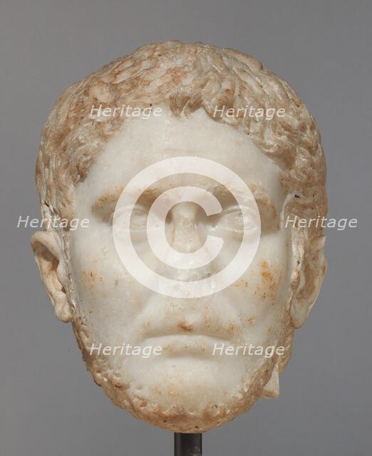 Portrait Head of a Man, mid-3rd century A.D. Creator: Unknown.