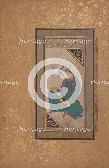 Seated Youth with a Cup, late 16th-early 17th century. Creator: Unknown.