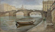 An Overcast Day in Florence near Ponte Santa Trinità, 1888. Creator: Theodor Esbern Philipsen.
