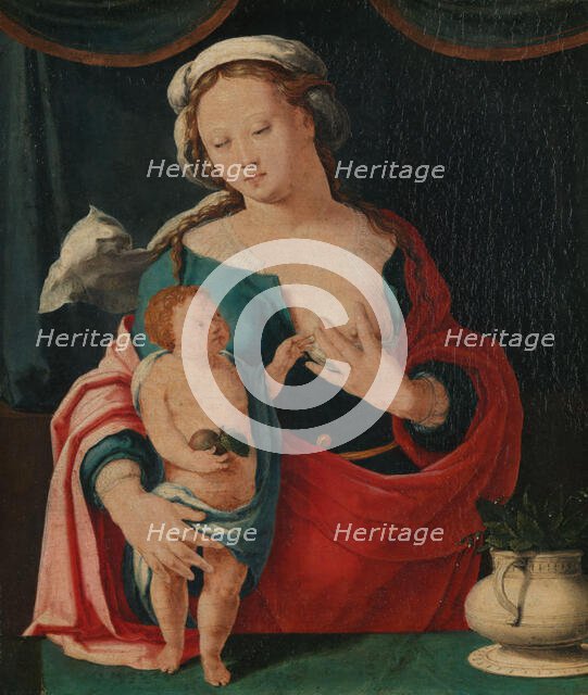 Madonna and Child, probably 1528. Creator: Lucas van Leyden.