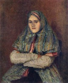 'The Townswoman', 1902, (1965).  Creator: Vasily Surikov.