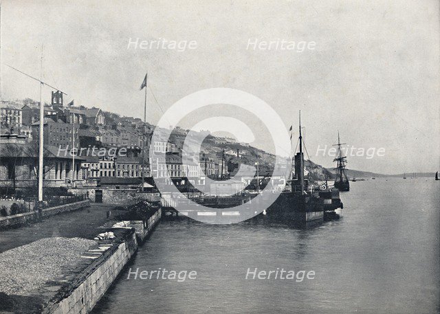 'Queenstown - Looking Along the Shore', 1895. Artist: Unknown.