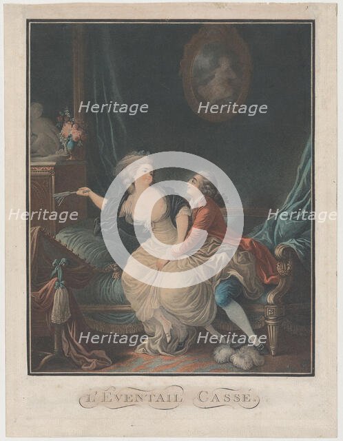 The Broken Fan, 1787-93. Creator: Louis Marin Bonnet.