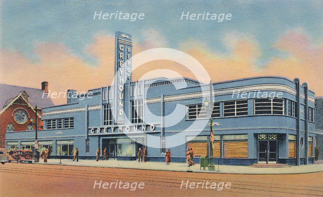 'Greyhound Bus Terminal', 1942. Artist: Caufield & Shook.