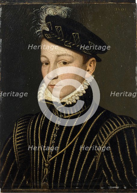 Portrait of King Charles IX of France (1550-1574), 1561.