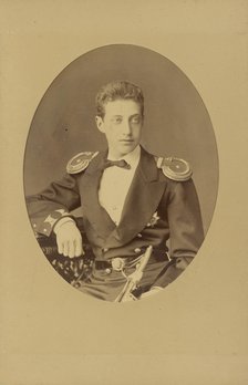 Portrait of Grand Duke Constantine Constantinovich of Russia (1858-1915), c. 1874.