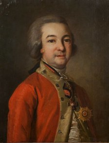 Portrait of Alexander Khrapovitsky (1749-1801), Senator and author, Second Half of the 18th cen.. Artist: Anonymous  