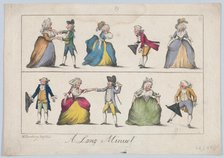 A Long Minuet, 1787. Creator: Unknown.
