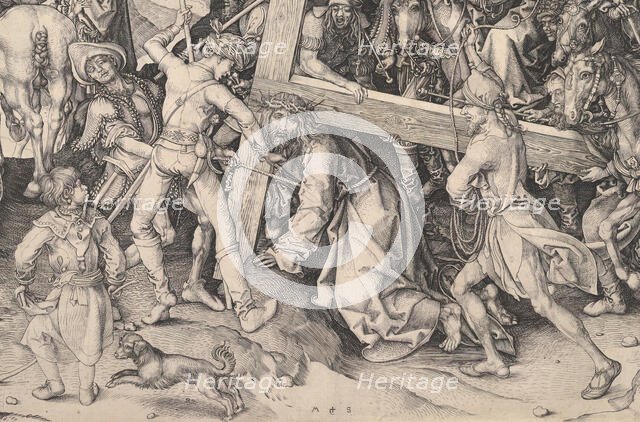 Christ Carrying the Cross, ca. 1475-80. Creator: Martin Schongauer.