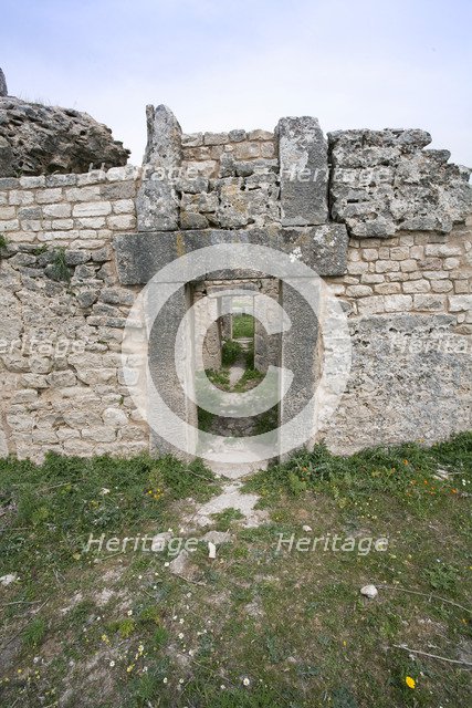 The Temple of Minerva, Dougga (Thugga), Tunisia. Artist: Samuel Magal