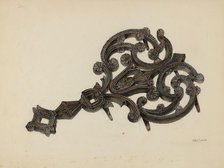 Iron Holder, c. 1940. Creator: Peter Connin.