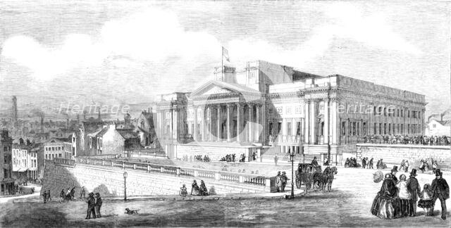 Free Public Library and Museum, Liverpool, the gift of W. Brown, Esq., to his fellow-townsmen, 1860. Creator: Unknown.