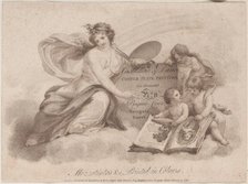 Trade Card for Castildine & Dunn, Copper Plate Engravers, 1796. Creator: Anon.