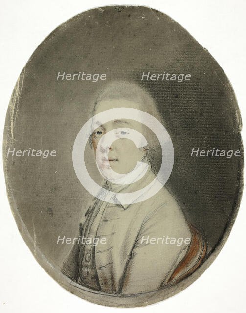 Portrait of a Man, 1770. Creator: Hugh Douglas Hamilton.