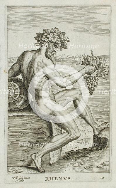 Rhenus, 1586. Creator: Philip Galle.