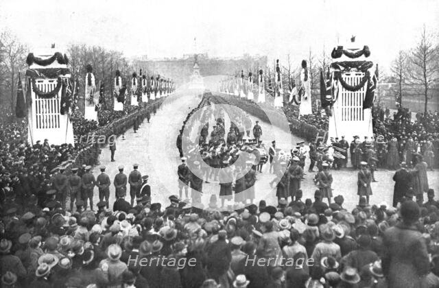 'Le Retour des Vainqueurs; Rentree triomphale a Londres, le 22 mars 1919..., 1919. Creator: Unknown.
