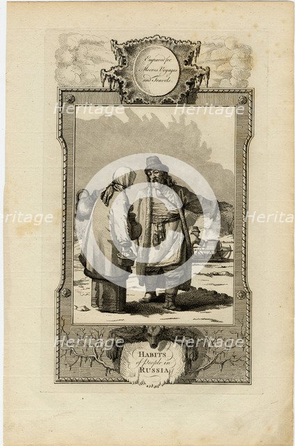 Habits of the Moscovites, ca 1730. Artist: Grainger, William (active 1784-1793)