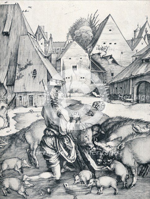 'The Prodigal Son', 1495 (1906). Artist: Albrecht Durer.