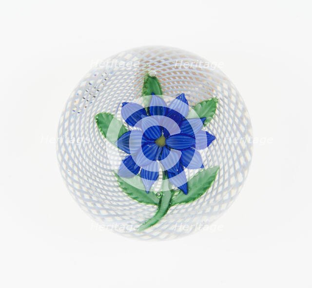 Paperweight, France, c. 1845-60. Creator: Saint-Louis Glassworks.