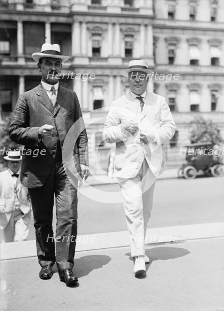 Franklin K. Lane, right, 1914.  Creator: Harris & Ewing.