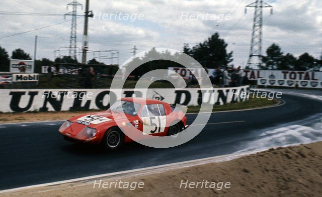 Austin - Healey Sprite, Baker - Hedges 1967, Le Mans 24 hour race. Creator: Unknown.