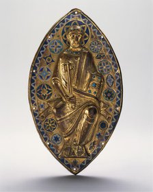 Plaque with Saint Peter in Glory, French, ca. 1185-1200. Creator: Unknown.