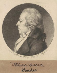 Charles McEvers, 1798. Creator: Charles Balthazar Julien Févret de Saint-Mémin.