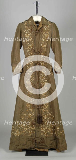 Dressing Gown, probably American, 1880-89. Creator: Unknown.