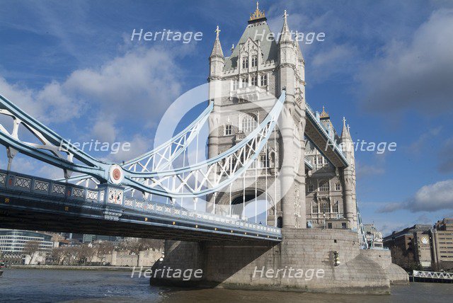 Tower Bridge, 2011. Creator: Ethel Davies.