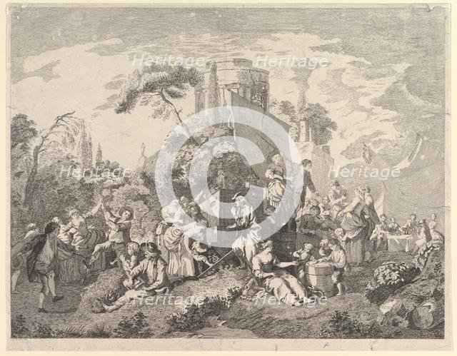 Country Fair, 1762. Creator: Pierre Charles Levesque.