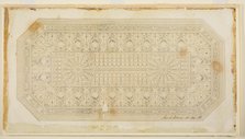 Ceiling Design with Peacock Motif, 1876. Creator: Louis Sullivan.