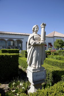 'Fortitude', statue in the Garden of the Episcopal Palace, Castelo Branco, Portugal, 2009.  Artist: Samuel Magal